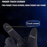 Hygosport Gloves, Hygosport Unisex Rechargeable Heated Electric Touchscreen Gloves, Waterproof Heated Ski Glovess, for Winter Outdoor Work Camping Cycling Skiing (Large,#F)