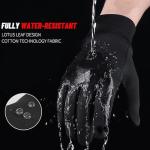 Hygosport Gloves, Hygosport Unisex Rechargeable Heated Electric Touchscreen Gloves, Waterproof Heated Ski Glovess, for Winter Outdoor Work Camping Cycling Skiing (Large,#F)