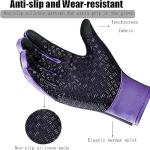 Hygosport Gloves, Hygosport Unisex Rechargeable Heated Electric Touchscreen Gloves, Waterproof Heated Ski Glovess, for Winter Outdoor Work Camping Cycling Skiing (Large,#F)