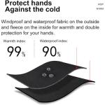 Hygosport Gloves, Hygosport Unisex Rechargeable Heated Electric Touchscreen Gloves, Waterproof Heated Ski Glovess, for Winter Outdoor Work Camping Cycling Skiing (Large,#F)