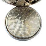 Antique 50mm Junghans 15 Jewel Mechanical Pocket Watch 47B/1 Chrome Running