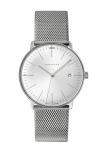 JUNGHANS Max Bill Quarzwerk Sapphire Crystal Milanaise Watch 041/4463.46