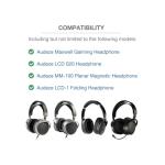 Voarmaks Headband Cushion Cover Compatible with Audeze Maxwell Gaiming Headset, LCD S20, MM-100 Planar Magnetic Headphone, LCD-1 Folding Headphone, 6mm Thick Cushion, with Hanging Loop