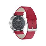 JUNGHANS Max Bill MEGA Solar Watch – 38mm Solar-Powered Connected Watch for Men, J101.85 Solar Movement, Stainless Steel Case, Vegan Apple-Fibre Strap (59/4325) – White Dial