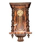 Junghans spring driven wall clock at 1900 - Working / Needs Pendulum