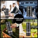 Glueckzeit Portable Espresso Machine, Self-Heating, Rechargeable, 20 Bar