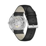 JUNGHANS Meister fein Automatic Signature | Black Leather Strap | Sapphire Crystal Glass | 40MM