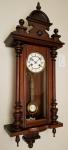 Antique German Junghans Vienna  Wall Clock 8-Day, Time/Strike, Key-wind