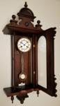 Antique German Junghans Vienna  Wall Clock 8-Day, Time/Strike, Key-wind