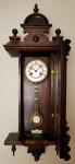 Antique German Junghans Vienna  Wall Clock 8-Day, Time/Strike, Key-wind