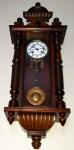 Antique Junghans German Vienna  Wall Clock 8-Day, Time/Strike, Key-wind