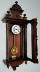 Antique Junghans German Vienna  Wall Clock 8-Day, Time/Strike, Key-wind