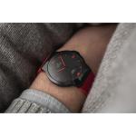 JUNGHANS Force Mega Solar Watch – 40.4mm Solar-Powered Radio-Controlled Quartz Watch for Men, Quartz Movement, Ceramic Case, Rubber Strap (18/1402.00) – Black Dial