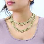 Nuragold 10k Yellow Gold Cuban Link Chain Necklace