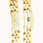 Nuragold 10k Yellow Gold Cuban Link Chain Necklace