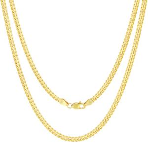 14k Yellow Gold Miami Cuban Link Chain Necklace
