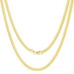14k Yellow Gold Miami Cuban Link Chain Necklace