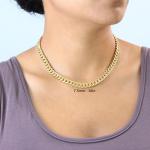10k Yellow Gold Miami Cuban Link Chain Necklace