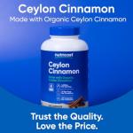 Nutricost Organic Ceylon Cinnamon Capsules, 1,200mg, VIP