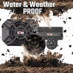 NOAM NUTV5-S V.2 - Waterproof Bluetooth Marine Stereo