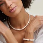 Pearl Source White Akoya Pearl Necklace - 18in