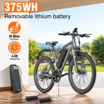 Electric Bicycle 36V 10.4AH 520W 26" Electric Road Bicycle UL 2849 Certified New