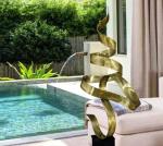 Jon Allen Copper Sculpture: Elegant Outdoor Garden Decor
