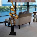 Jon Allen Copper Sculpture: Elegant Outdoor Garden Decor