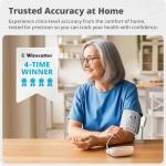 Greater Goods Blood Pressure Monitor - Complete BP Machine Kit with Wall Adapter and Premium Comfort Cuff, Designed in St. Louis