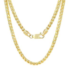 Men's 14k Yellow Gold 3.5mm Chain Necklace