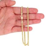 Men's 14k Yellow Gold 3.5mm Chain Necklace
