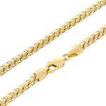 Men's 14k Yellow Gold 3.5mm Chain Necklace