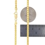 Men's 14k Yellow Gold 3.5mm Chain Necklace