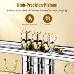 Asmuse Bb Standard Trumpet Set with Hard Case