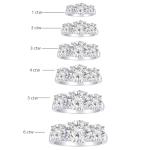 1.5 Carat Round Diamond Engagement Ring, 14K White Gold