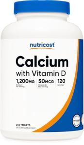 Nutricost Calcium with Vitamin D, 240 Tablets - VIP Smart Shopper