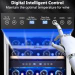 Kalamera 24" Wine Cooler, 46 Bottle - Dual Zone