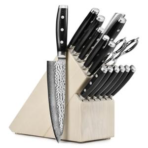 Enso HD Japanese Knife Set - Damascus Stainless Steel