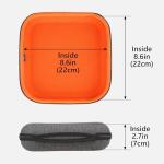 Geekria Shield Case for Over-Ear Headphones, Replacement Hard Shell Travel Carrying Bag with Cable Storage, Compatible with Audeze Maxwell, Soundcore SpaceOnePro, Sony WH-1000XM5 (Dark Grey)