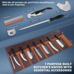 13Pcs TIVOLI Butcher Knife Set with Roll Bag