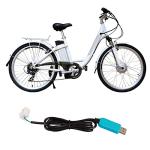 Raguso Electric Motorcycle USB Cable, Easy Safe Exquisite Workmanship VOTOL Controller USB Cable Sensitive for Motorbike