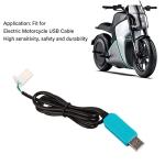 Raguso Electric Motorcycle USB Cable, Easy Safe Exquisite Workmanship VOTOL Controller USB Cable Sensitive for Motorbike