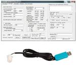 Raguso Electric Motorcycle USB Cable, Easy Safe Exquisite Workmanship VOTOL Controller USB Cable Sensitive for Motorbike