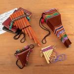 NOVICA Bamboo Andean Zampona Panpipes Set, Pair, Inca Serenade