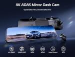 Pelsee P12 Pro 4K Mirror Dash Cam Kit