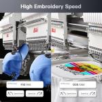 BAi VisionV22-2 Dual Head Multi-Needle Embroidery Machine