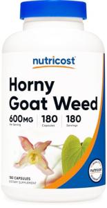 180 Capsules of Nutricost Horny Goat Weed Extract
