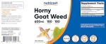 180 Capsules of Nutricost Horny Goat Weed Extract
