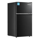 Upstreman 3.1 Cu.Ft Double Door Mini Fridge