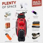 14-Way Pro Golf Cart Bag for Men with Rain Cover